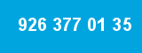 926 377 01 35 926 377 01 35